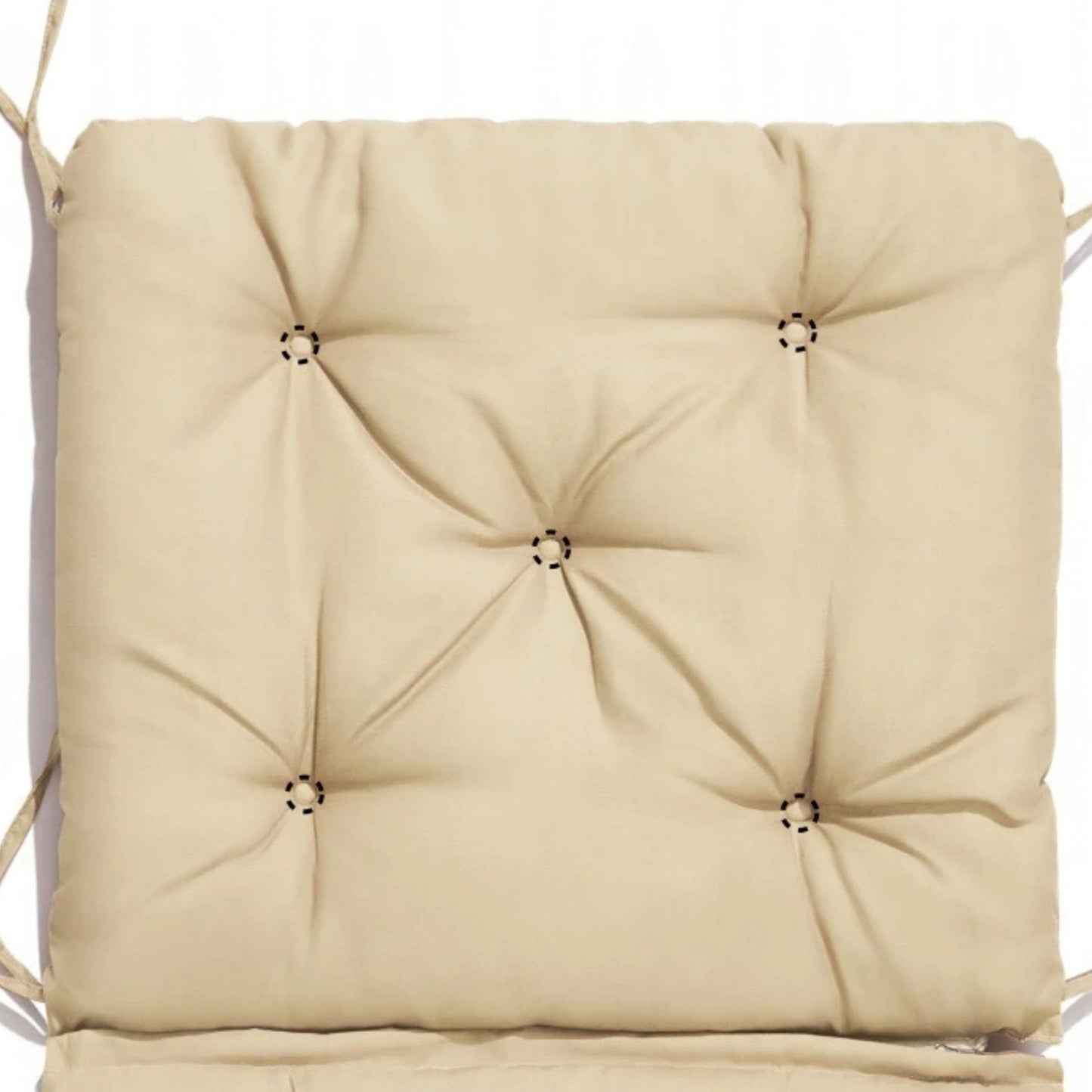 Coussin salon de jardin pour chaise pliante en coton épais