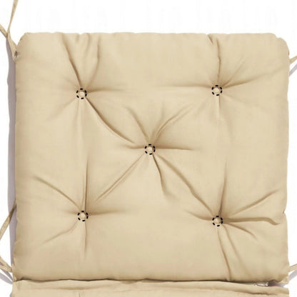 Coussin salon de jardin pour chaise pliante en coton épais